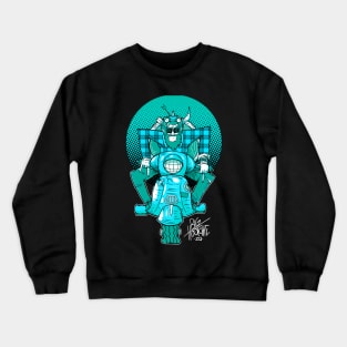 Hipster Viking (Aqua ver.) Crewneck Sweatshirt